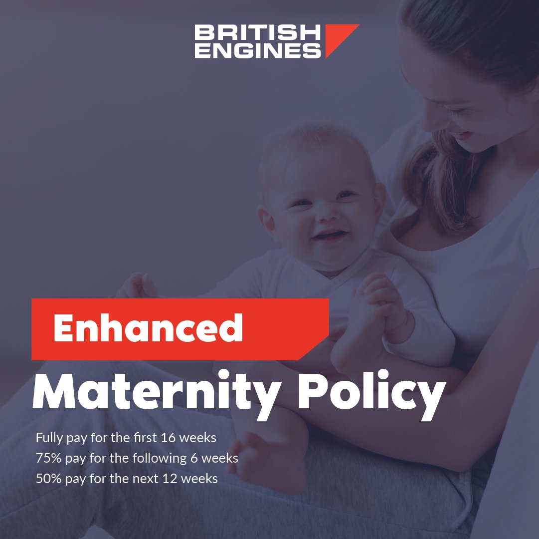Our enhanced maternity pay is designed to provide greater financial security and flexibility for expectant mothers and their families during this important stage in their lives.🤰

Read more about our policy here: britishengines.com/blog/enhanced-…

#maternitysupport #employeebenefits