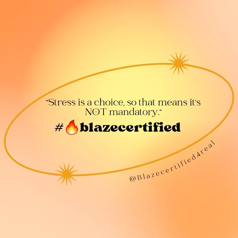 blazecertified's tweet photo. "Let's Talk About It..." 
(Share Your Thoughts...) We choose to stress... so make a better choice... the quality of life you want depends on YOUR choice... ijs! #🔥blazecertified #stress #choice #healthylifestyle #stressfree @JohnBlaze969 https://t.co/SNkgDfBCoD