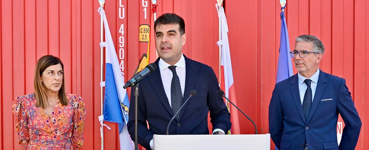 📢We continue growing in #SantanderPort! Thrilled to share the inauguration of the second phase of our #container terminal and the new #railway halt, that reinforces our commitment to boost the region's economy and position hashtag#Santander as a benchmark enclave in maritime and