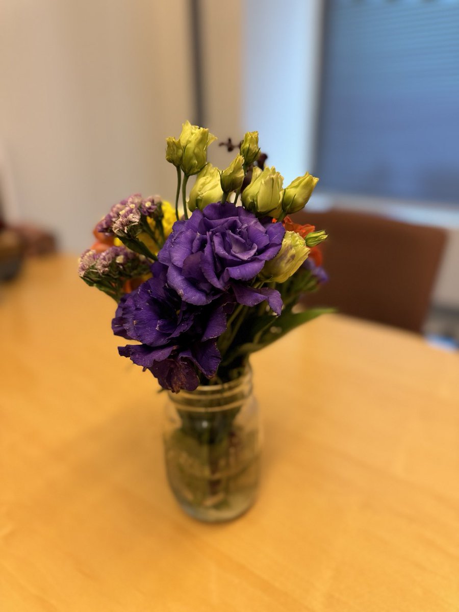 jaltmanmd's tweet image. It’s #FlowerTuesday. Reflecting on the strength of our patients and their families after a week on #leukemia service at ⁦@NorthwesternMed⁩ and ⁦@LurieCancer⁩. Highlighting #purplepride!🪻💜