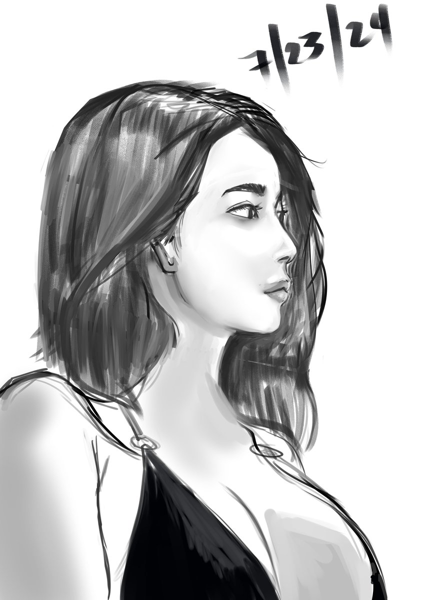 gravitygyr's tweet image. Practice No. 8 #roadtogitgud #sketchstudy #Valuesstudy #facestudy
