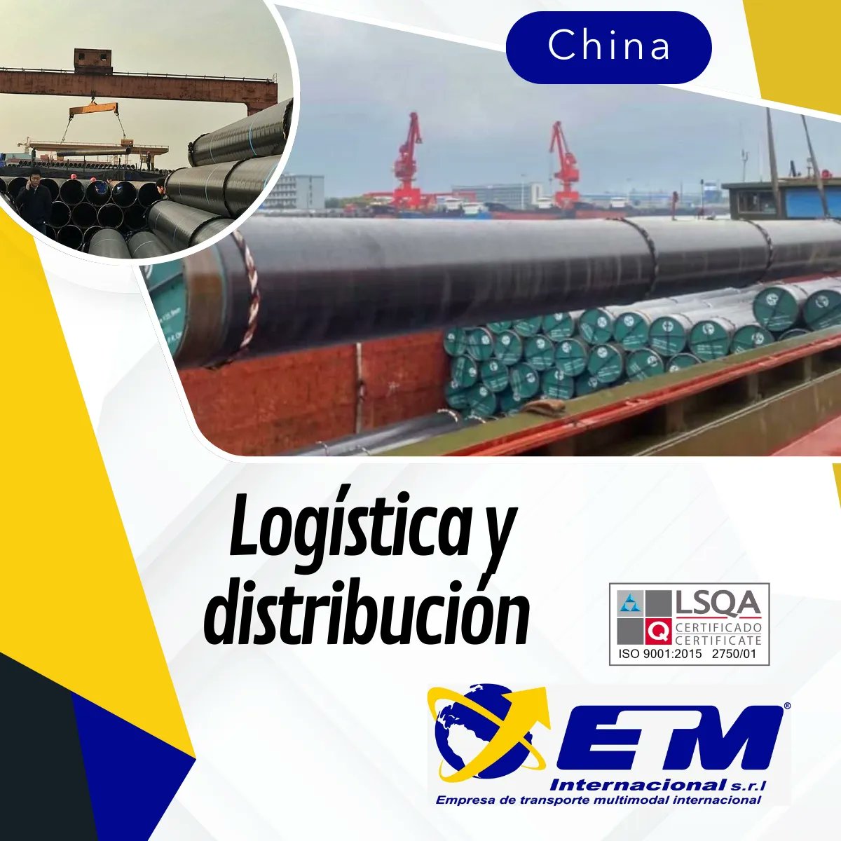 Hay una mega obra en marcha. Un oleoducto que recorre más de 450 km.

Estamos transportando por vía #marítima los #insumos necesarios para que este oleoducto -que permite transportar el 100% del #petróleo de Vaca Muerta-sea una realidad.