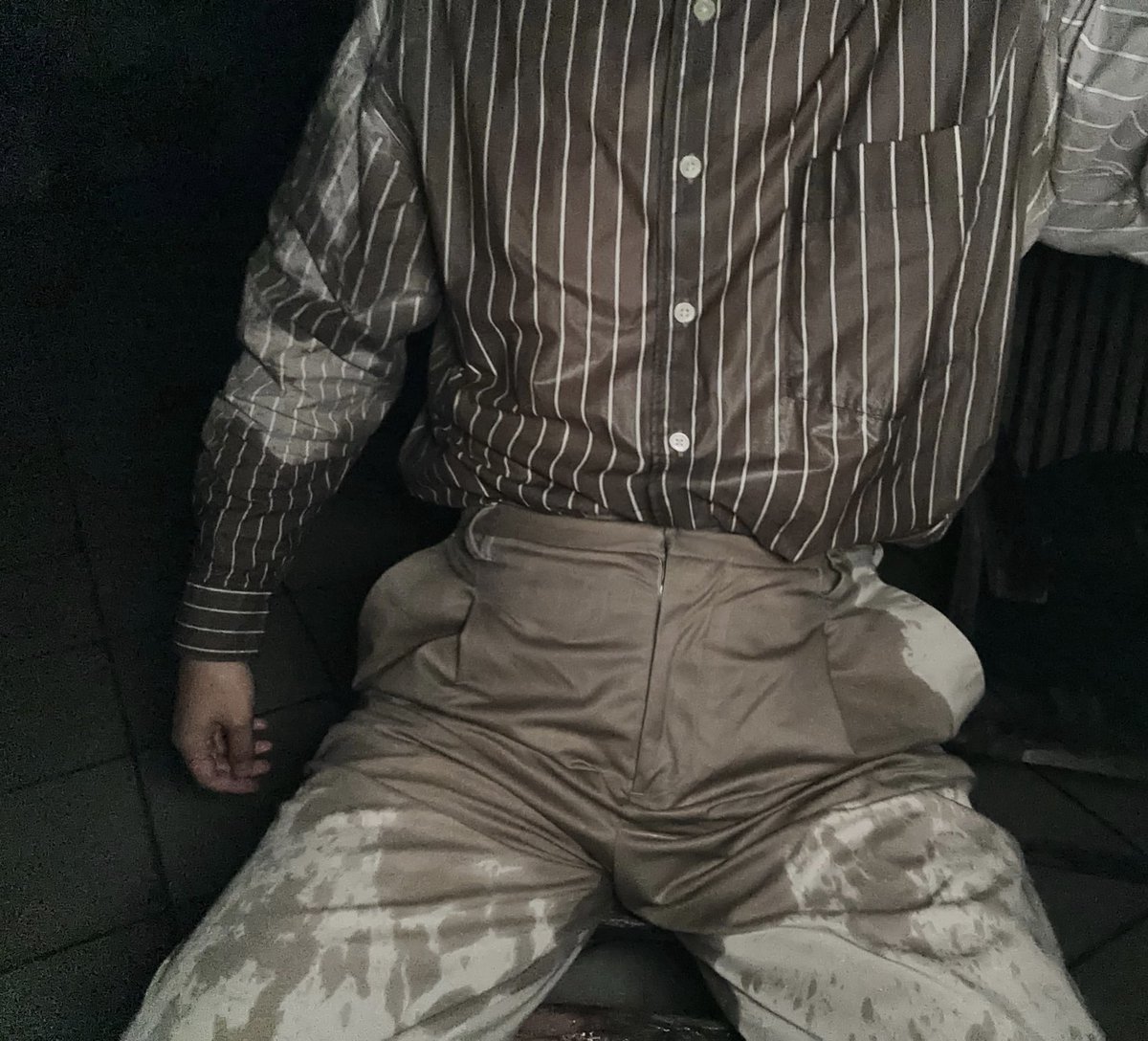A warm night on the terrace #gaywatersports #watersports #gaypissing #omorashi #pisspants #wetpants #pissclothes