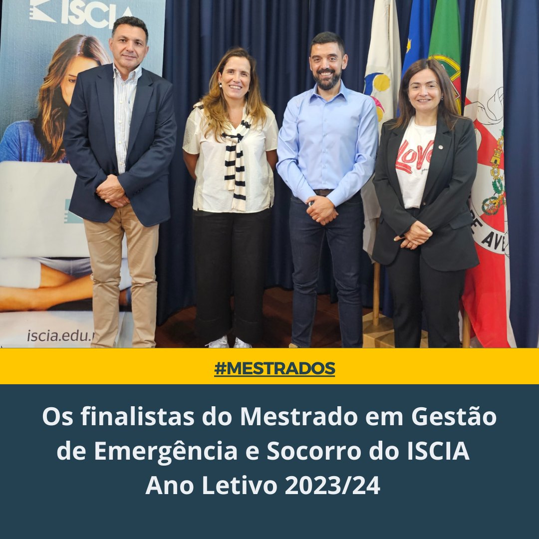 iscia_pt's tweet photo. Felicitamos os nossos #alunos Ricardo Inácio, Sebastião Görne, Ana Sá e António Fidalgo, que concluíram o #Mestrado de GES, desejando-lhes muito sucesso.#iscia35anos #ofuturocomeçaaqui https://t.co/Q6kI1MA7o2