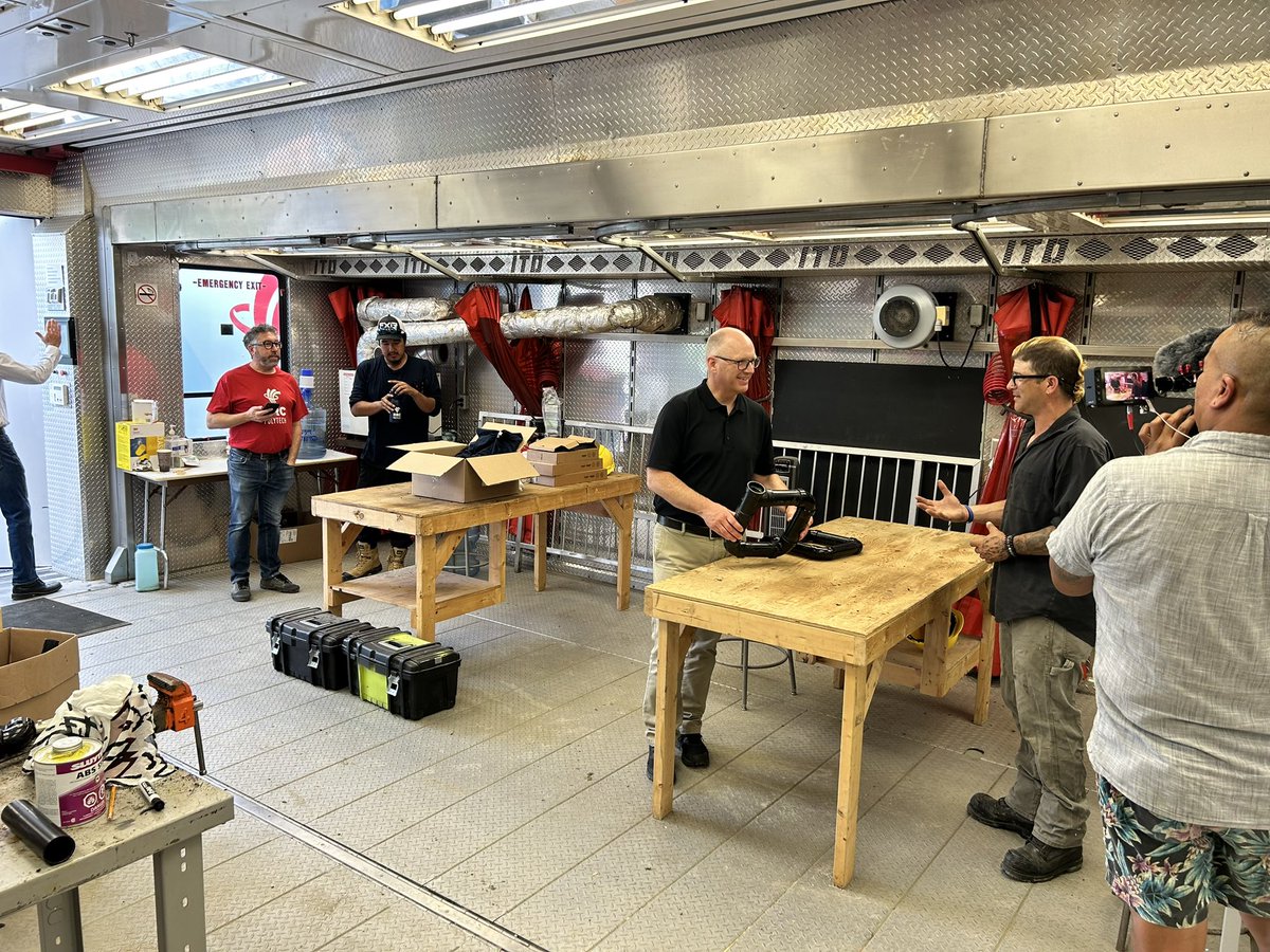 We had a productive meeting followed by the opportunity to meet students learning at <a href="/RRC/">RRC Polytech</a> Polytech’s Mobile Training Lab. 
 
Thank you to Chief Kevin Redsky and the Band Council for the warm welcome and hospitality.