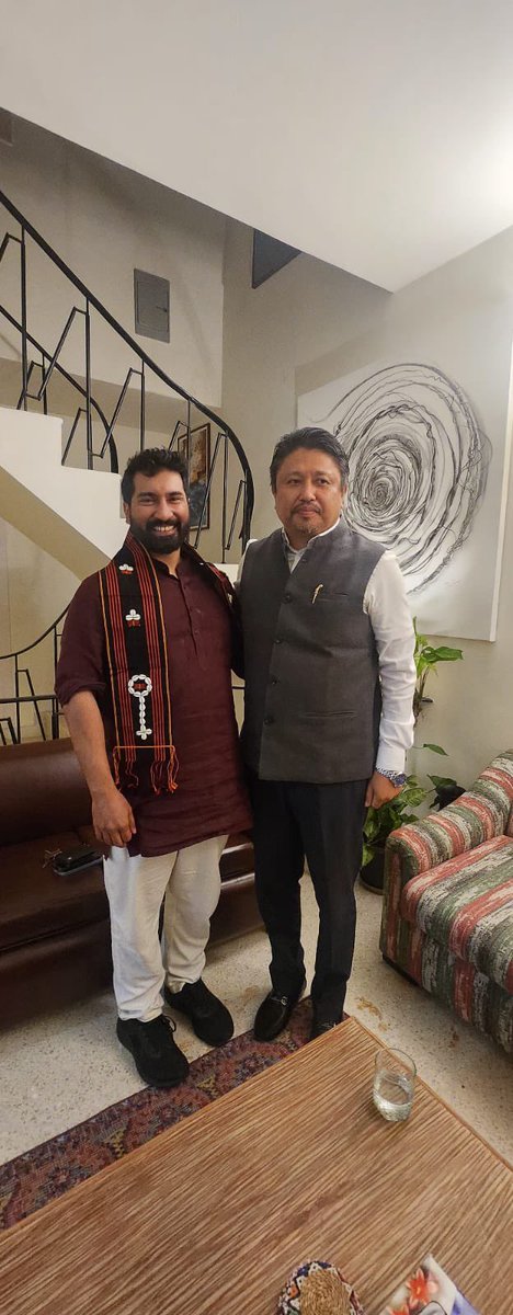jacob_zhimomi's tweet photo. Delighted to meet Shri @anilkantony ji National secretary @BJP4India and incharge of @BJP4Nagaland this evening at Delhi.
@JPNadda  @blsanthosh https://t.co/uNXL2tQ6Mx