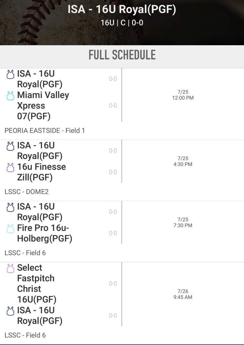Kate Van Ess (@katevaness6) on Twitter photo Getting after it in Peoria, IL for our last tournament of the season. Here is my pool play schedule! <a href="/coachjenna/">JennaMarieLouise</a> <a href="/tgussert/">Tanner Gussert</a> <a href="/ImpactSportsGB/">Impact Sports Academy</a> <a href="/ISA_Softball/">ISA Softball</a> Getting after it in Peoria, IL for our last tournament of the season. Here is my pool play schedule! <a href="/coachjenna/">JennaMarieLouise</a> <a href="/tgussert/">Tanner Gussert</a> <a href="/ImpactSportsGB/">Impact Sports Academy</a> <a href="/ISA_Softball/">ISA Softball</a>