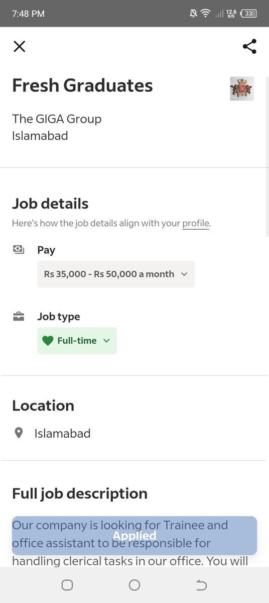 Being a girl in Pakistan is too difficult! I applied for a job on the Indeed website, which was for fresh graduates, and this is the message I received. It's unbelievable!! Who knows how many innocent girls they must have taken advantage of. When a fresh graduate looks for a job,