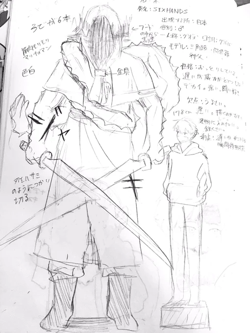 名前募集です!
拙者ネーミングセンスないから、シックスハンズって言うクソダサい名前つけちゃったんだけど、恥ずかしいからもうちょっとかっこいい名前にしたい…‼︎ 
