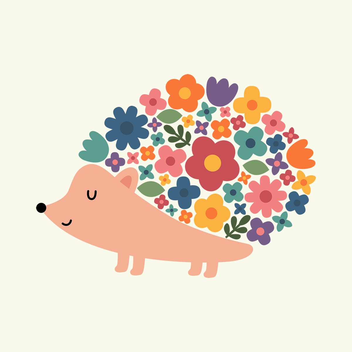 Floral Hedgehog - To be beautiful means to be yourself : )
redbubble.com/shop/ap/158999…