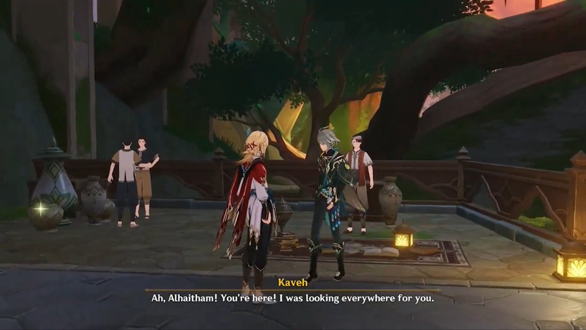 #haikaveh moment
Can we talk about how the first thing Kaveh did after buying the book was go look for Alhaitham? The small things like this show the best how their relationships are developing.