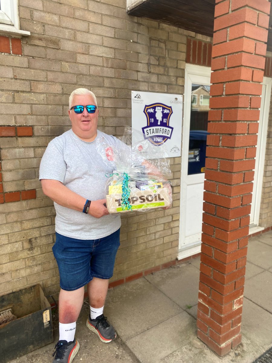 Sales Manager Maddie delivered our 2nd prize draw hamper from the recent <a href="/RFURugbyGrounds/">STIGA Rugby Grounds Connected</a> event at Lutterworth.

Congratulations Darren Gray from Stamford RUFC, enjoy the TOPSOIL contents!!!
