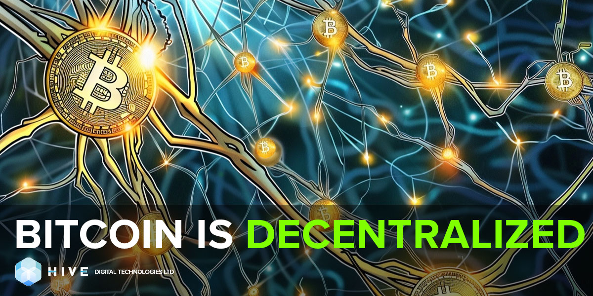 #Bitcoin is decentralized