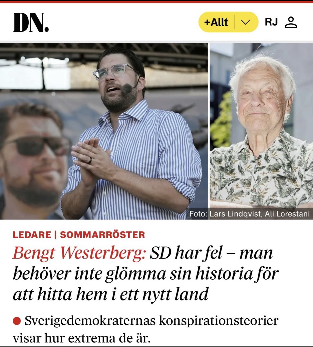 Om det är någon som har fel, är det Bengt Westerberg. Om det är någon som är extrem, är det Bengt Westerberg. Om det är någon som bär ett tungt ansvar för att det ser ut som det gör i dag, är det Bengt Westerberg. 

För varenda gång en svensk kvinna blir gruppvåldtagen av