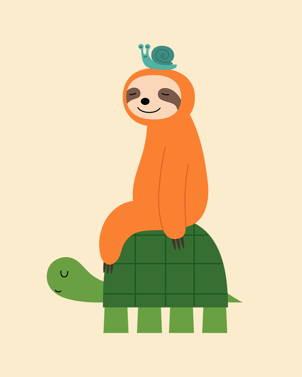 Slow Family - We are a slow walker, but we never walk back : )
society6.com/art/slow-family