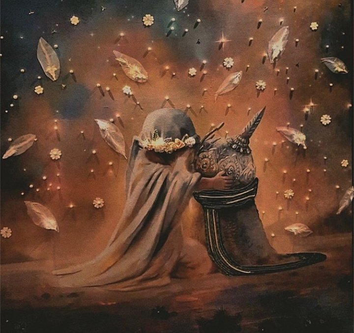 “O' Baba, Shimr ل did not showed any mercy on your Sakina (s)”