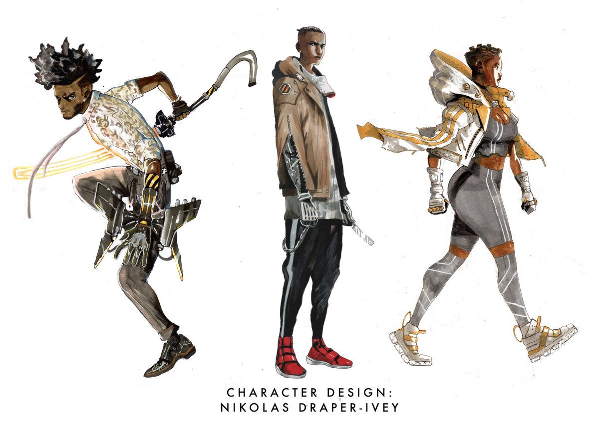 Character Design sketches that I never scanned in for some reason. Enjoy., image size:1200x880