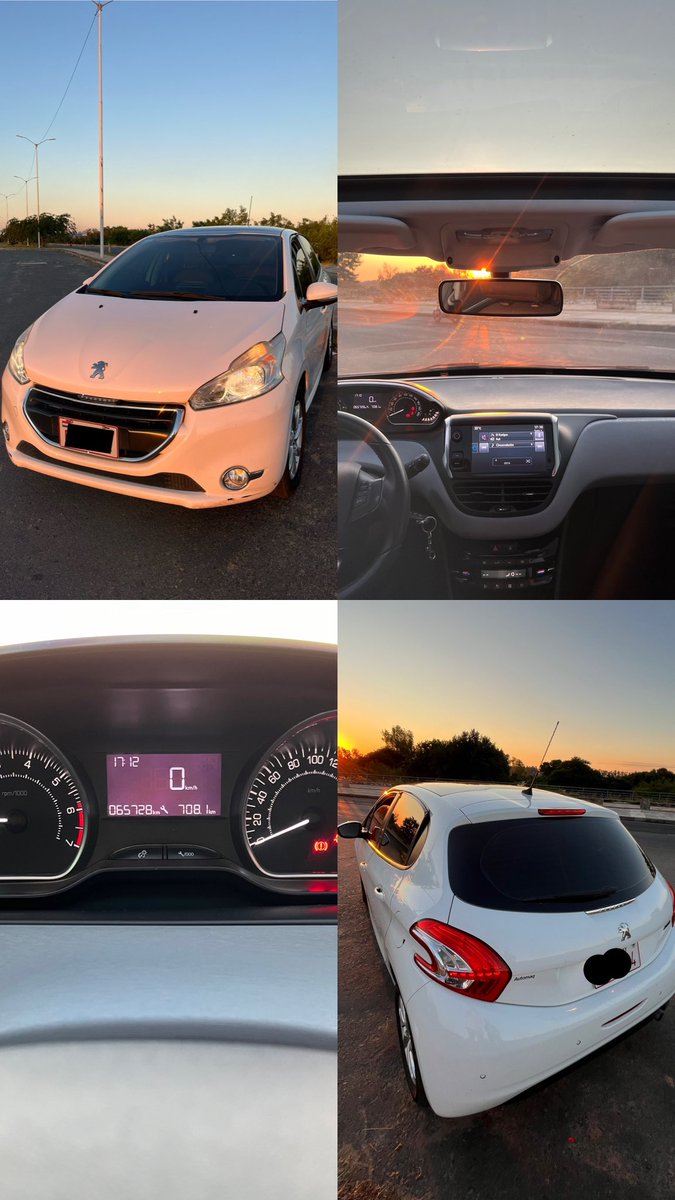 *VENDO TODO Y ME VOY A LA MIERRR!!*

Fachero Peugeot 208 - Allure 🔝

Año 2017
65.000 km 
Motor 1.6 flex
Caja mecánica 
Pantalla multimedia touch - bluetooth
Comando al volante
Sensores de estacionamiento ✅
Techo panorámico 😎
Listo para transferir 

Precio: Gs 47.000.000