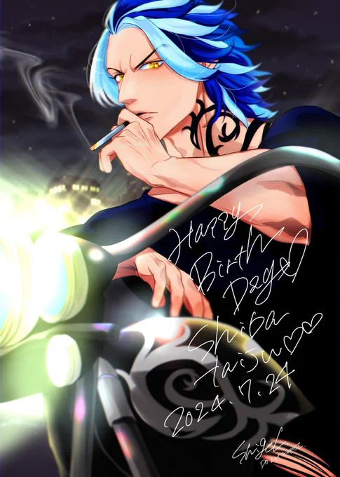 2024.07.24 たいじゅ誕生日おめでとう𝑩𝑰𝑮 𝑳𝑶𝑽𝑬 今年も全力で推してくぜぇ!