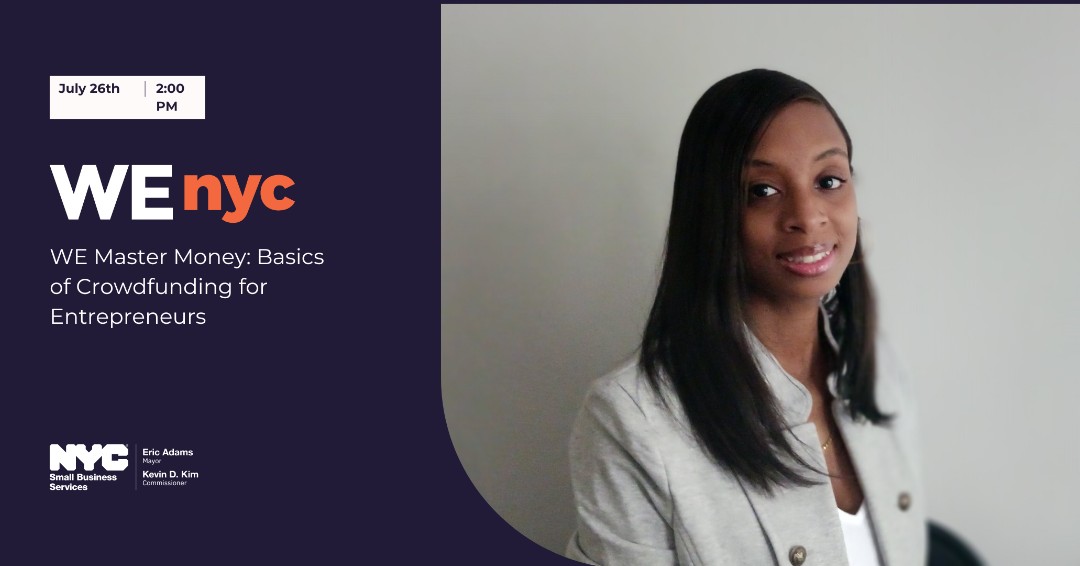 BKE_Network's tweet photo. Join us this Friday, 7/26 for WE Master Money: Basics of Crowdfunding for Entrepreneurs to discover how to create and manage an impactful crowdfunding campaign that can propel your small business forward. #smallbiznyc #wenyc

RSVP: https://t.co/oInX7GgQow https://t.co/oJ2sgMJg9Y