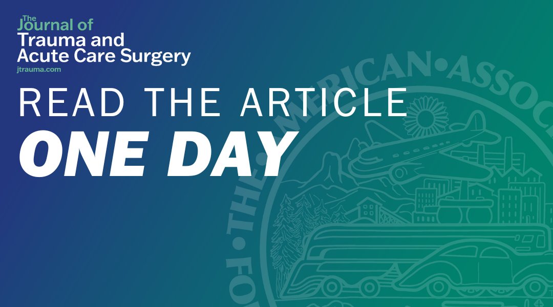 Journal of Trauma and Acute Care Surgery (@jtraumacutesurg) on Twitter photo EAST 2024 Presidential Address
<a href="/UofLDeptofSurg/">UofL Dept of Surgery</a>, <a href="/DrJtrauma/">Jason Smith MD, PhD, MBA</a>, @EAST_Trauma
journals.lww.com/jtrauma/citati… EAST 2024 Presidential Address
<a href="/UofLDeptofSurg/">UofL Dept of Surgery</a>, <a href="/DrJtrauma/">Jason Smith MD, PhD, MBA</a>, @EAST_Trauma
journals.lww.com/jtrauma/citati…