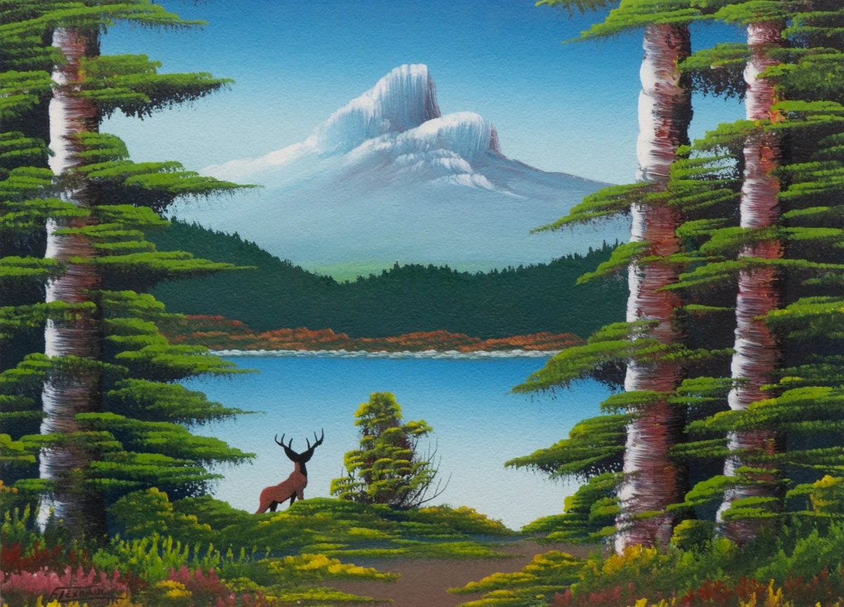 Untitled - Lake Landscape wth Elk
Levine Flexhaug
n.d.