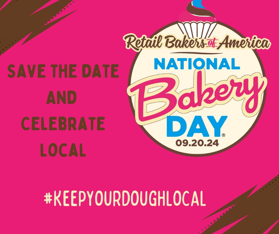 RBA is pleased to offer a collection of tee shirts  celebrating National Bakery Day! RBA members, DM us for your unique promo code for 10% off !

retailbakersofamerica.org/events-educati…

#KeepYourDoughLocal #FeedYourKneadforLocal #NBD #NationalBakeryDay  #Bakery #RBA #RetailBakersofAmerica