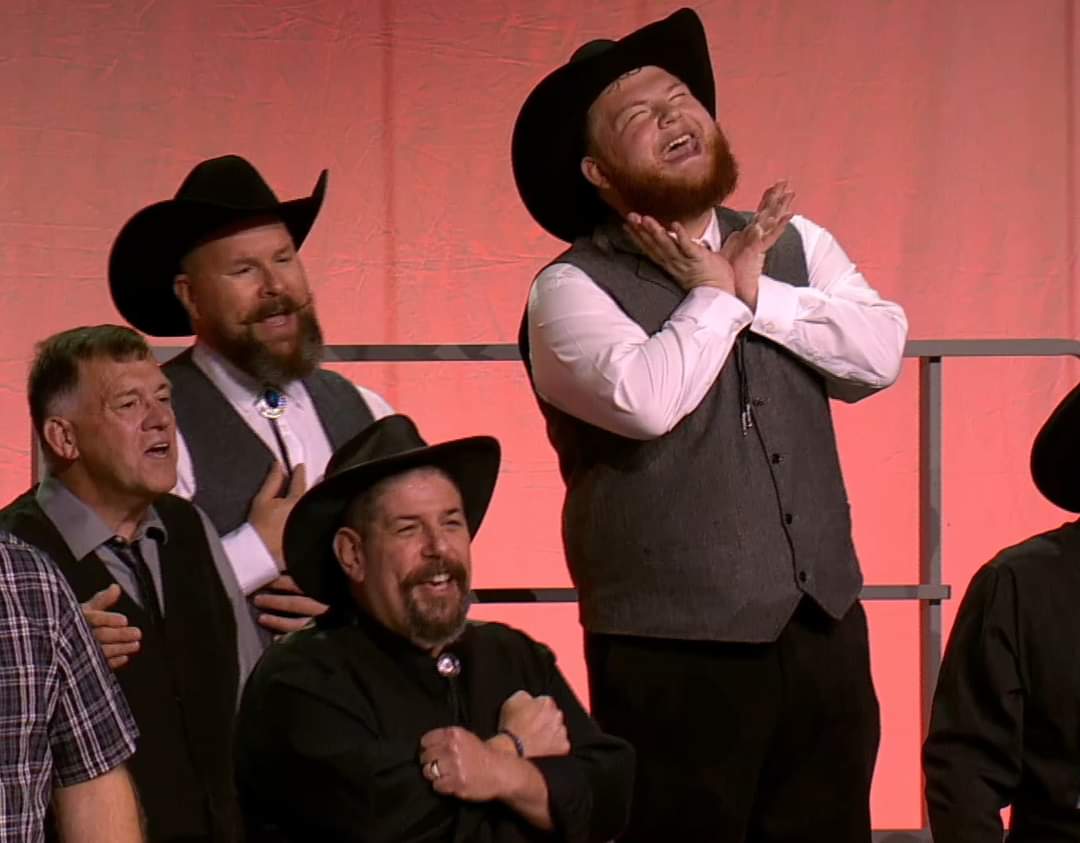 HC_Chorus's tweet photo. We're so excited! We had an amazing first night back from our week in Cleveland - FIVE guests on the risers, some great singing, and some exciting conversations around what's ahead for us in 2024! We can't wait to share! Come sing with us! #barbershopfamily #sldproud https://t.co/iKVZLjPqhk