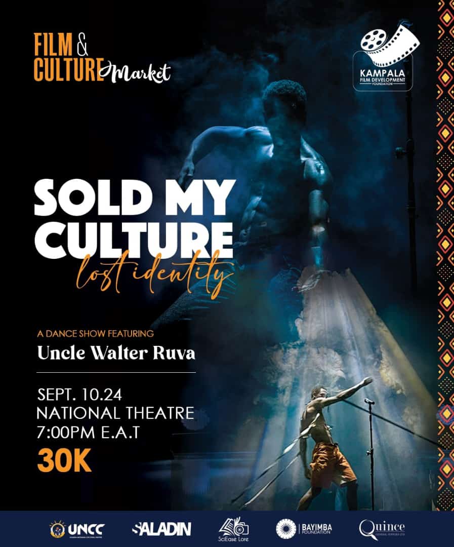 seekasound's tweet photo. SOLD MY CULTURE LOST IDENTITY
Culture is identity,culture is value . Happening 10th Sept 2024, 7pm at the national theater
Book your ticket at 30k to enjoy a dance show that will unveil secrets of the hidden treasures of our Culture
#theboggingprobity
#ugandafilms
@audcom https://t.co/jg6uzERVXL