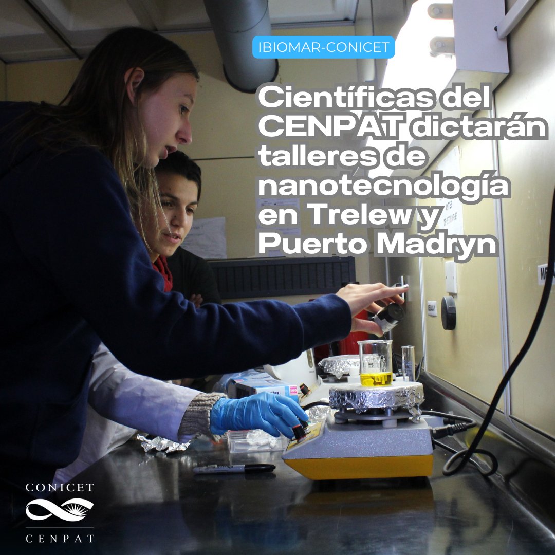 🔬Científicas del CENPAT dictarán talleres de nanotecnología en Trelew y Puerto Madryn

El proyecto, denominado “Ciencia y Nanotecnología en la costa de la provincia del Chubut”, fue seleccionado por la Fundación Argentina de Nanotecnología

cenpat.conicet.gov.ar/cientificas-de…