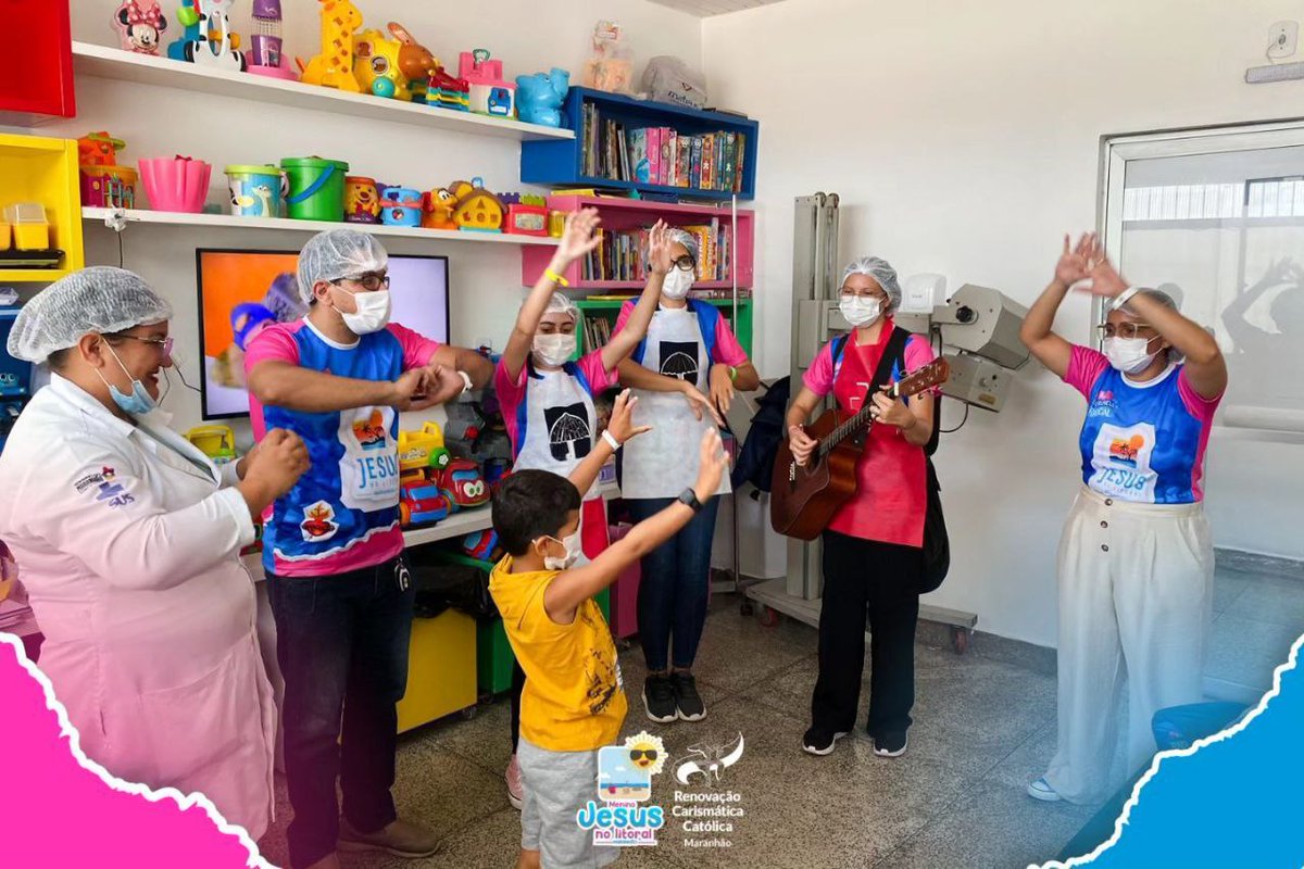 rccma's tweet photo. No Jesus no Litoral, as crianças também têm uma missão para chamarem de sua: O MENINO JESUS NO LITORAL, em que o Ministério das Crianças e Adolescentes levam amor e a alegria que vêm de Deus aos pequenos. 
🩷💙🩷💙🩷
AQUI TEM CRIANÇA? 
AQUI TEM CHAMA!🔥👧🏻🧒🏻

#Rccmaranhaooficial https://t.co/95VtxGBNxy