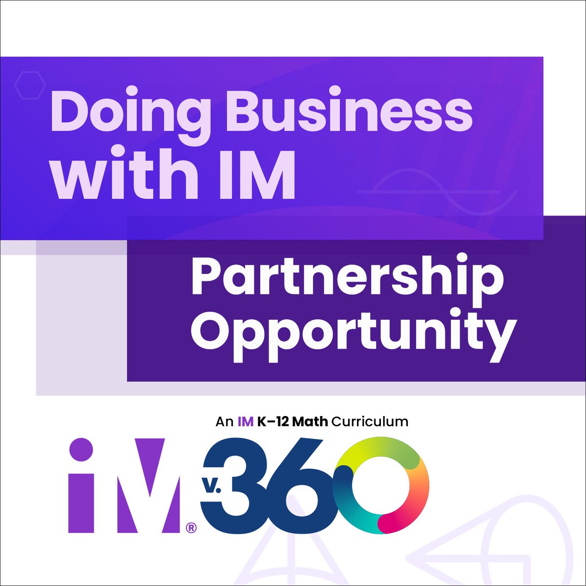 IllustrateMath's tweet photo. 🎒 Inspire and support young minds with IM v.360!
If your organization shares our passion for education, partner with us to distribute our innovative manipulative kits.
Submit the form and your letter of interest today!
🔗 https://t.co/k9DWwjccli
#IMv360 https://t.co/YrJoJ46u9a