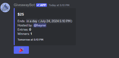 🎉$25 Giveaway! 🥳

💵Here’s how to join:

1️⃣ Follow us on Twitter 
2️⃣ Retweet this tweet 
3️⃣ Join our Discord, and react in #giveaways channel 
-->> discord.gg/xjFYEfCVee <<--

⏳Ends in 24 hours! 

Good luck! 🍀