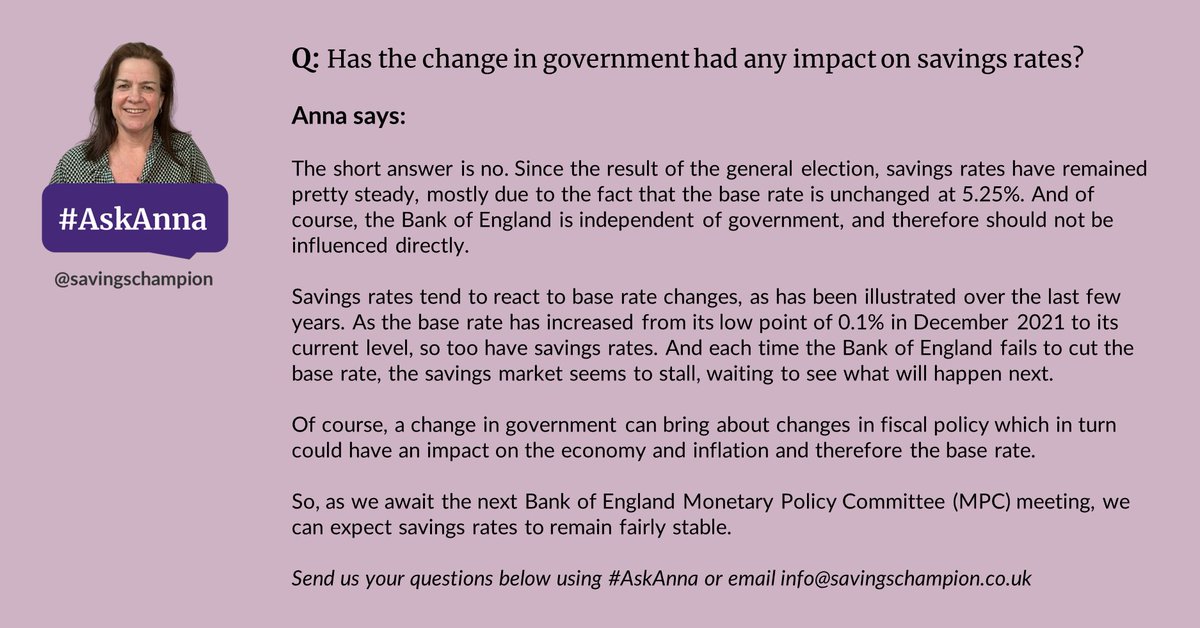 SavingsChampion's tweet photo. Here's the latest #AskAnna expert column! 

Sign up for our FREE fortnightly newsletter here:  https://t.co/2BtG1REyok https://t.co/kNTIXfrhyL