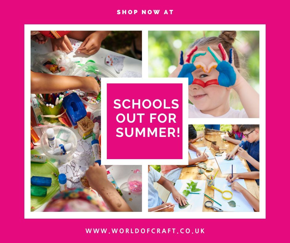 worldofcraftuk's tweet image. 🌞🖌️ Summer Craft Fun! 🖌️🌞

School's out and the sun is shining! It's the perfect time to dive into some creative projects with the kids. Check out our summer craft kits at buff.ly/3WvzgLu and make this summer a crafty one! ☀️✂️

#SummerCrafts #DIYFun #CreativeSummer