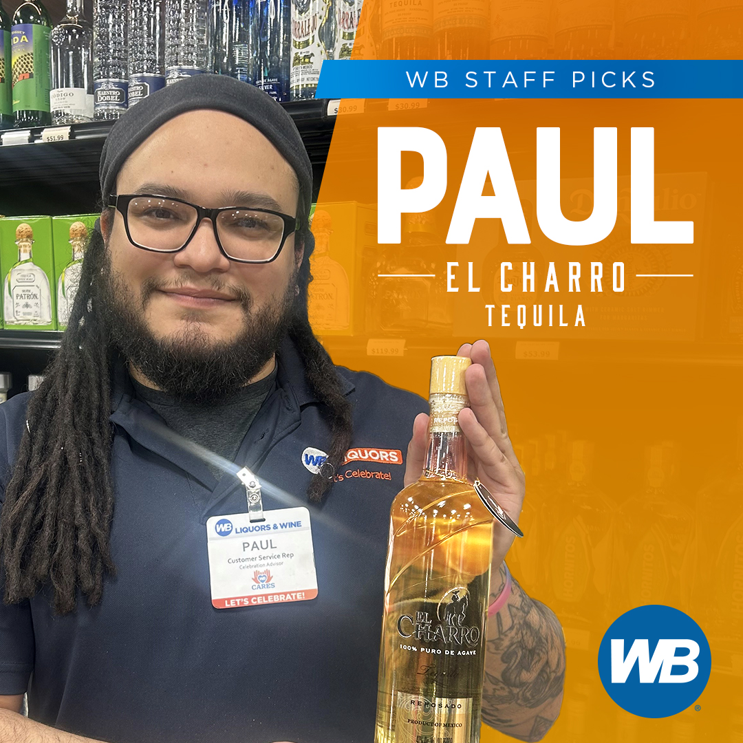 WBLiquors's tweet photo. Get ready to celebrate #TequilaDay on Wednesday, July 24, with some of our team’s personal faves! 🥃‍🤌  
First up, we have Paul and his pick, El Charro - “I always recommend El Charro when someone is looking for an affordable tequila. It’s a great value for a quality tequila.” https://t.co/TZiF0ZfKbz