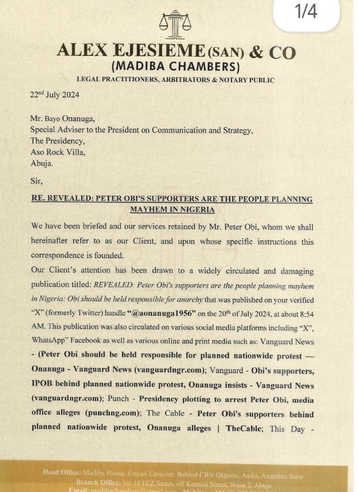 Peter Obi Sue Bayo Onanuga