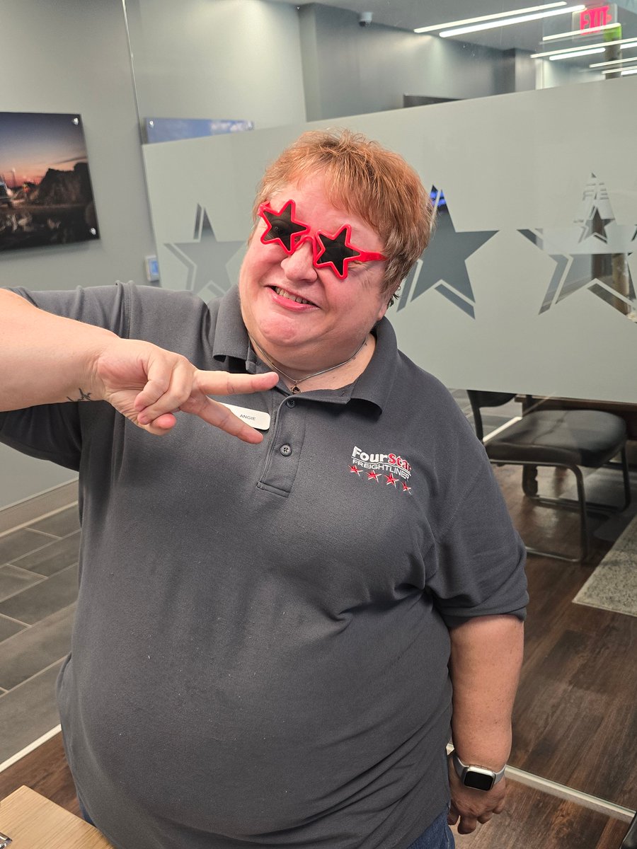 fourstarfreight's tweet photo. In recognition of UV Safety Protection Month, team members across all seven locations are sporting stylish shades!  Protecting our eyes from harmful UV rays is just as important as caring for our skin. 
#UVProtection #SafetyFirst #TeamSpirit #HealthySkin #SunglassesSelfie https://t.co/XmmShzwfwm