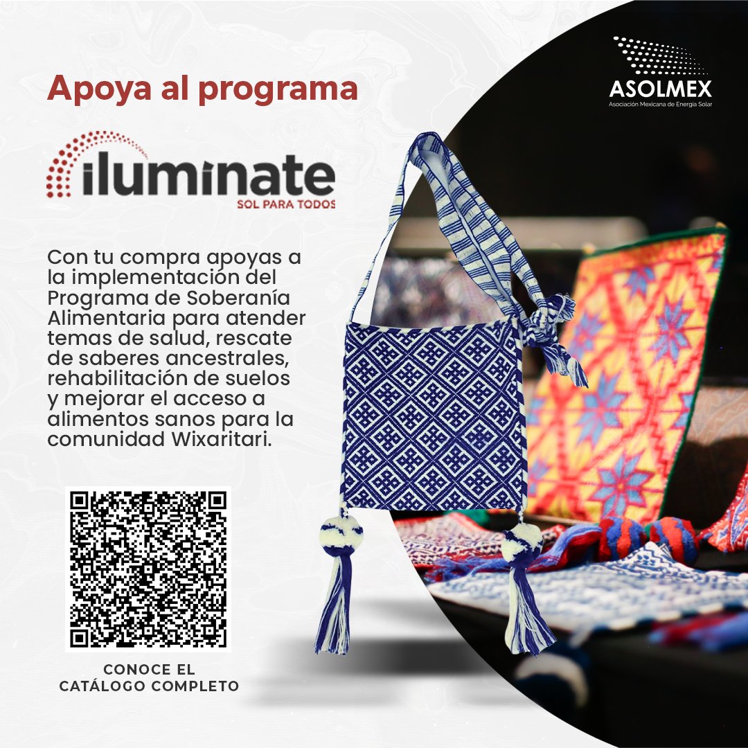 ☀️Súmate al programa Ilumínate, sol para todos 2024 comprando artesanías de la comunidad Wixaritari. Tu apoyo financia iniciativas clave para su desarrollo. 🛍️ Consulta el catálogo aquí: bit.ly/catálogoML 🌞 Conoce más en: youtu.be/b2PxyJZ8w70