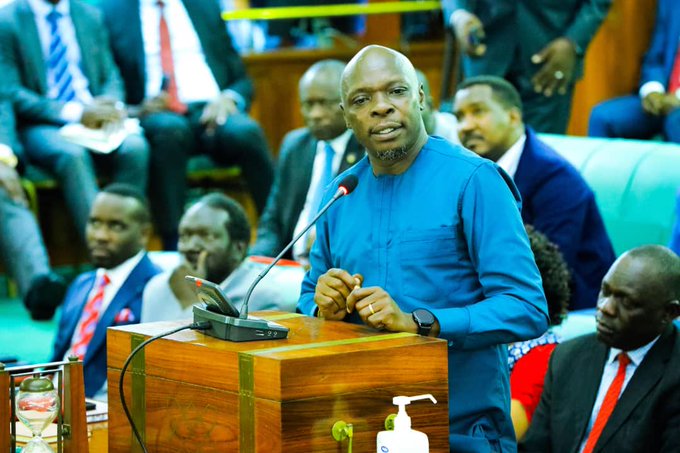 pwatchug's tweet photo. We voted for you (@Thomas_Tayebwa ) to chair this House neutrally. You have failed to defend this House, the President painted us well in Kololo that I used to hear that there is corruption in Parliament and the Ministry of Finance, but now I have evidence. My first question is, you as the Chair, as the Speaker, what have you done to clean our image which has been bad, they are calling us corrupt- Yorke Alion (Aringa South). 
Photo by @Parliament_Ug