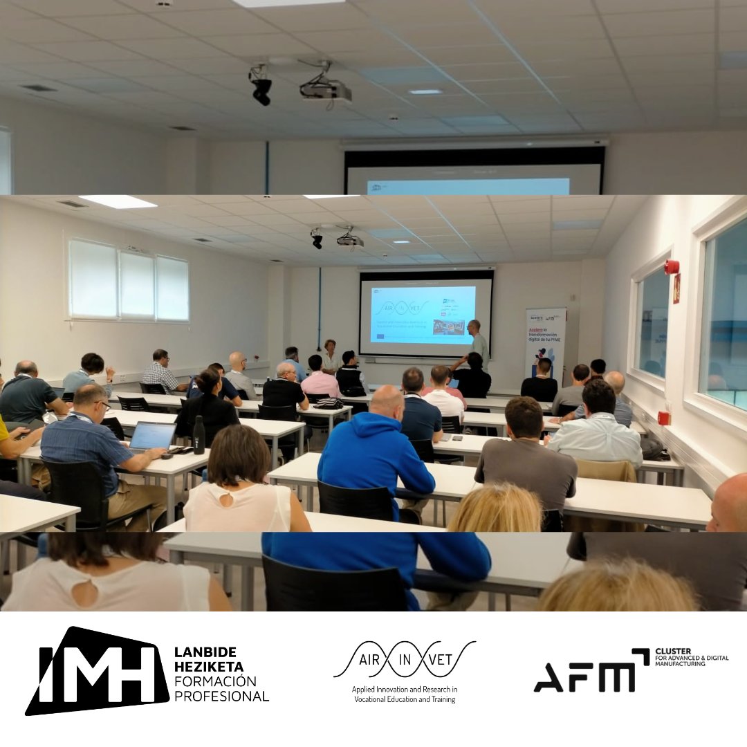 imhcampus's tweet image. El  16 de julio, @AFMmachinetools e @imhcampus acogieron en Elgoibar una importante jornada de innovación e investigación aplicada. 

Más info: imh.eus/es/noticias/pr…

#appliedinnovation
#vet
#sme