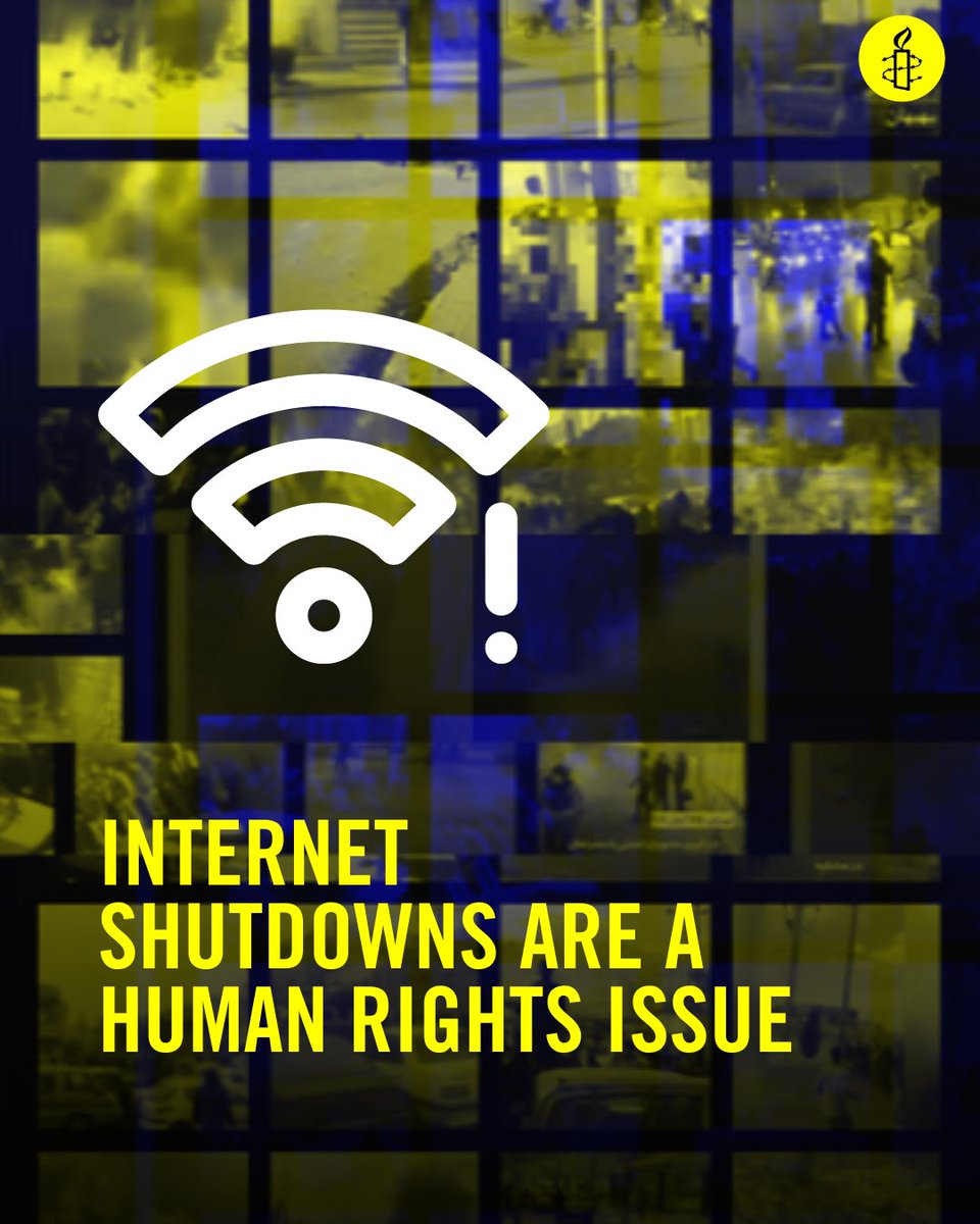 amnesty's tweet photo. Blanket shutdowns in #Bangladesh are impacting peoples' safety, security, and livelihoods. Access to information is critical and must immediately be restored. https://t.co/5R73qlIsAG