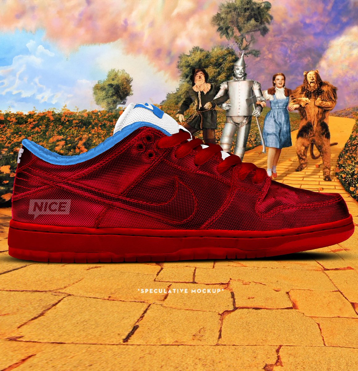 Wizard of Oz x Nike SB Dunk Low Pro QS set for Holiday 2024 😳✨