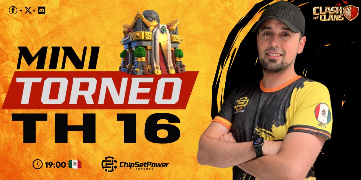 shioN🔥 (@shionwu) on Twitter photo 🔥Sorpresa con <a href="/CHIPSETPOWER2/">CHIPSETPOWER™</a>🔥
¡Evento especial del cual puedes ser parte!
⏰Jueves 1 de agosto 7pm México
🏆Mini Torneo Th16 1vs1
💰$40 Dólares
🎫 5 Pases de Oro
🎁$20 Dólares en ofertas de Supercell
✅El evento será aquí
facebook.com/shioNWUCoC
Nota: para poder entrar 🔥Sorpresa con <a href="/CHIPSETPOWER2/">CHIPSETPOWER™</a>🔥
¡Evento especial del cual puedes ser parte!
⏰Jueves 1 de agosto 7pm México
🏆Mini Torneo Th16 1vs1
💰$40 Dólares
🎫 5 Pases de Oro
🎁$20 Dólares en ofertas de Supercell
✅El evento será aquí
facebook.com/shioNWUCoC
Nota: para poder entrar