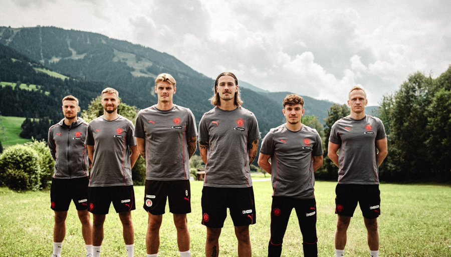 Jackson #Irvine remains FC St. Pauli captain after being reappointed by head coach Alexander #Blessin at the club's Tyrolean training camp.

There is one change on the players' committee, with Philipp #Treu coming in for the departed Marcel Hartel.

Best of luck, lads!

#fcsp