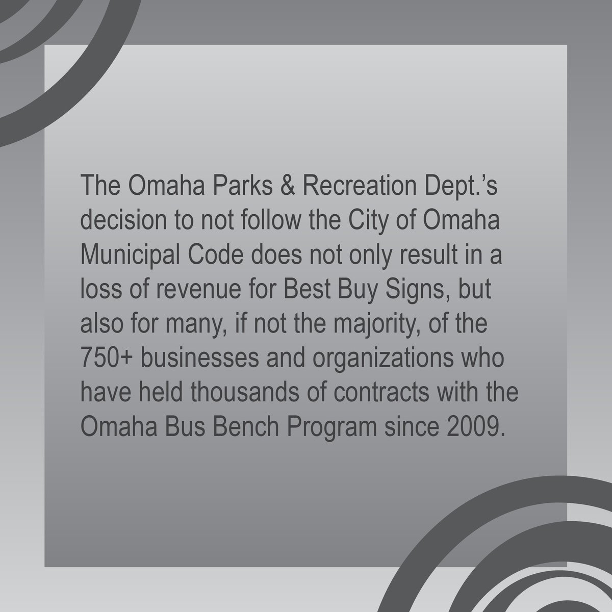 BestBuySignsOma's tweet photo. On 6/4/24, city council awarded the 2023 #OmahaBusBench contract to an out-of-state vendor, eliminating a reasonable advertising option for thousands of local businesses/organizations and any future short-term campaigns. 🚏🚌https://t.co/reci6m6iR2. 🔗 #OOH #LocalBenchesFirst https://t.co/OzznCyJFFF