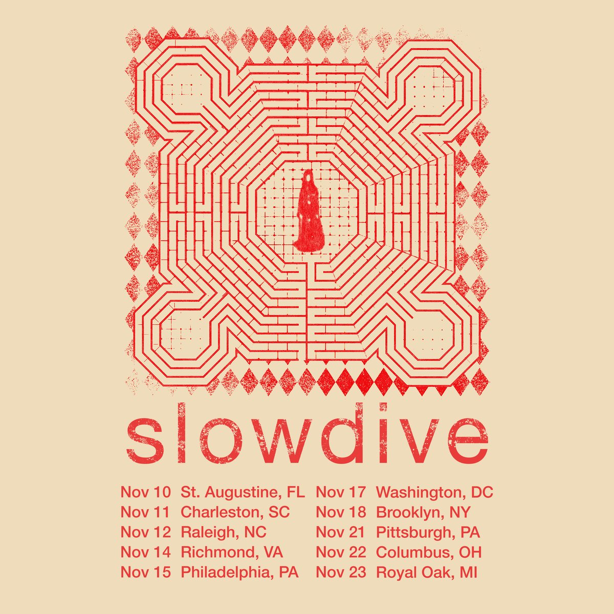 🇺🇸 USA 🇺🇸

We’re extremely excited to announce another run of shows this November! Tickets on sale July 26th @10am local time.

Tickets and pre-sales info here -&gt; slowdiveofficial.com

#Slowdive #Slowdive2024