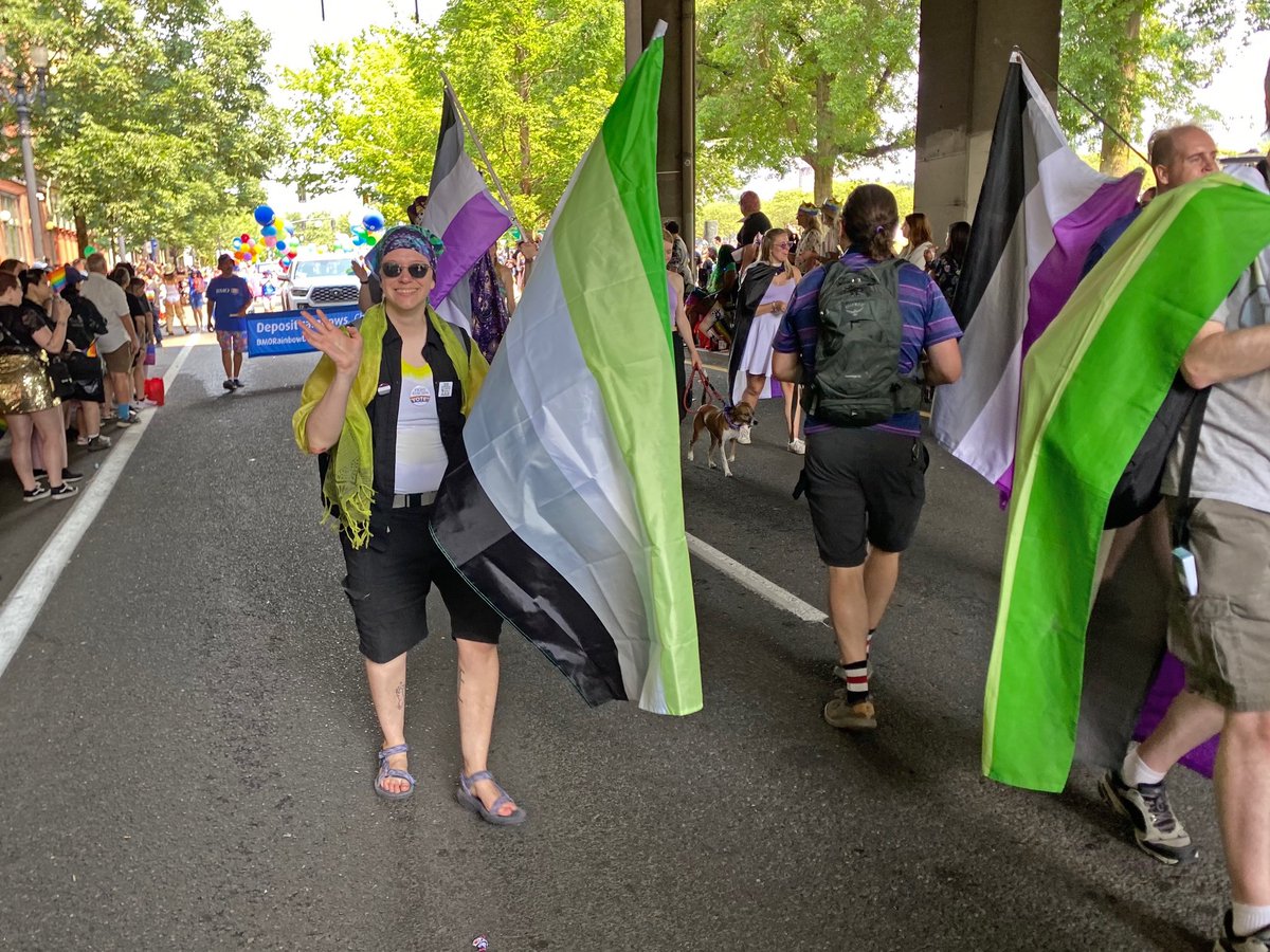 Robotvirgin's tweet photo. PDX Aces at Portland PRIDE (7/24/2024)!!!
.
.
.
#pride #pride2024 #portlandpride #portlandpride2024 #pridemonth #portland #portlandoregon #pdx #gay #queer #trans #lesbian #bi #bisexual #lgbtqia #lgbtq #lgbt #asexuality #asexualityisreal #asexuals #asexualawareness #ace #pdxaces https://t.co/bZjLLFhtAb