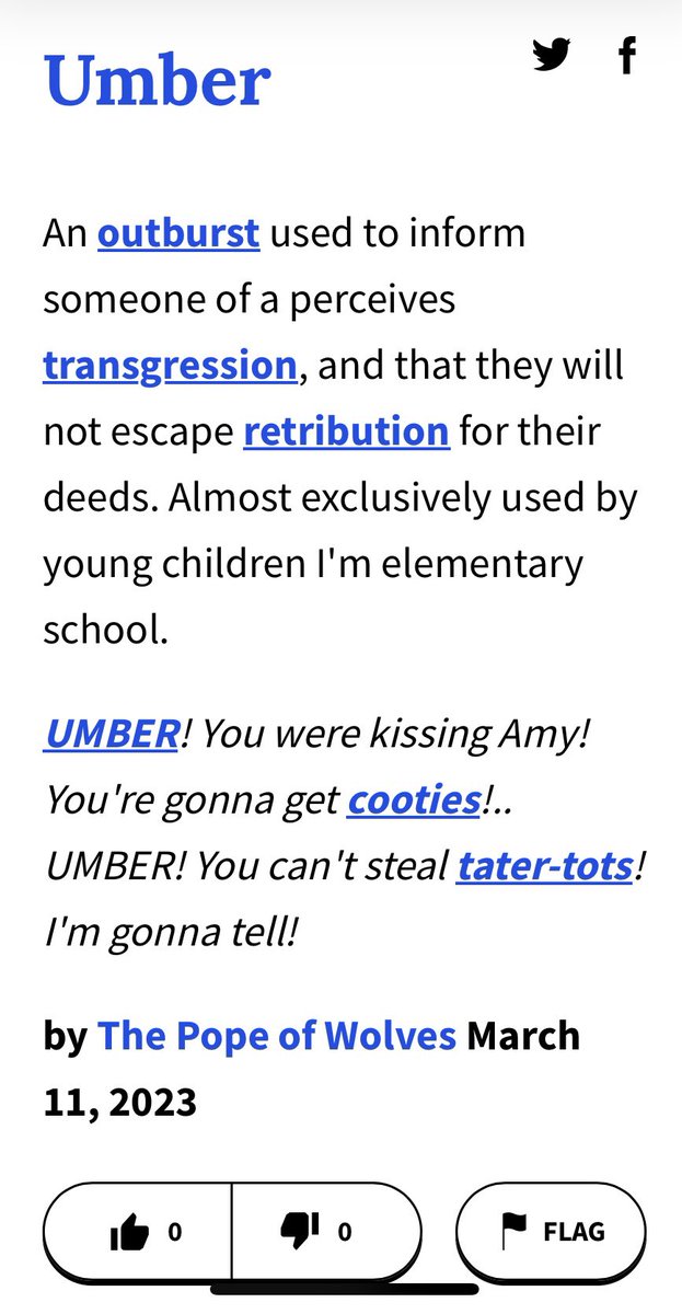 We gotta bring this back. There's no adult equivalent. It's a hole in the grown-up lexicon.