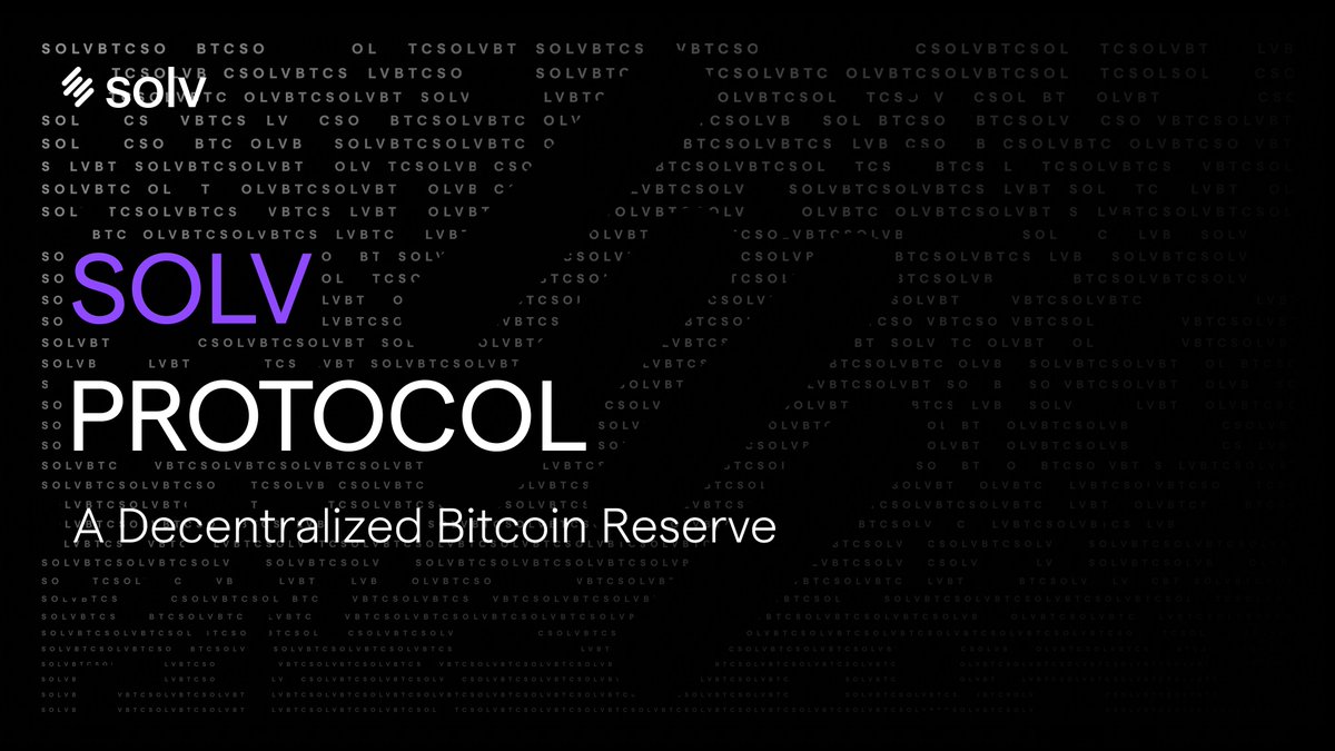 Solv Protocol: A Decentralized Bitcoin Reserve 

Bitcoin, with a market cap of over $1 trillion, stands as a behemoth in the world of cryptocurrencies. Yet, most Bitcoin remain untapped in DeFi. 

Why? Let’s break it down. 

🧵👇